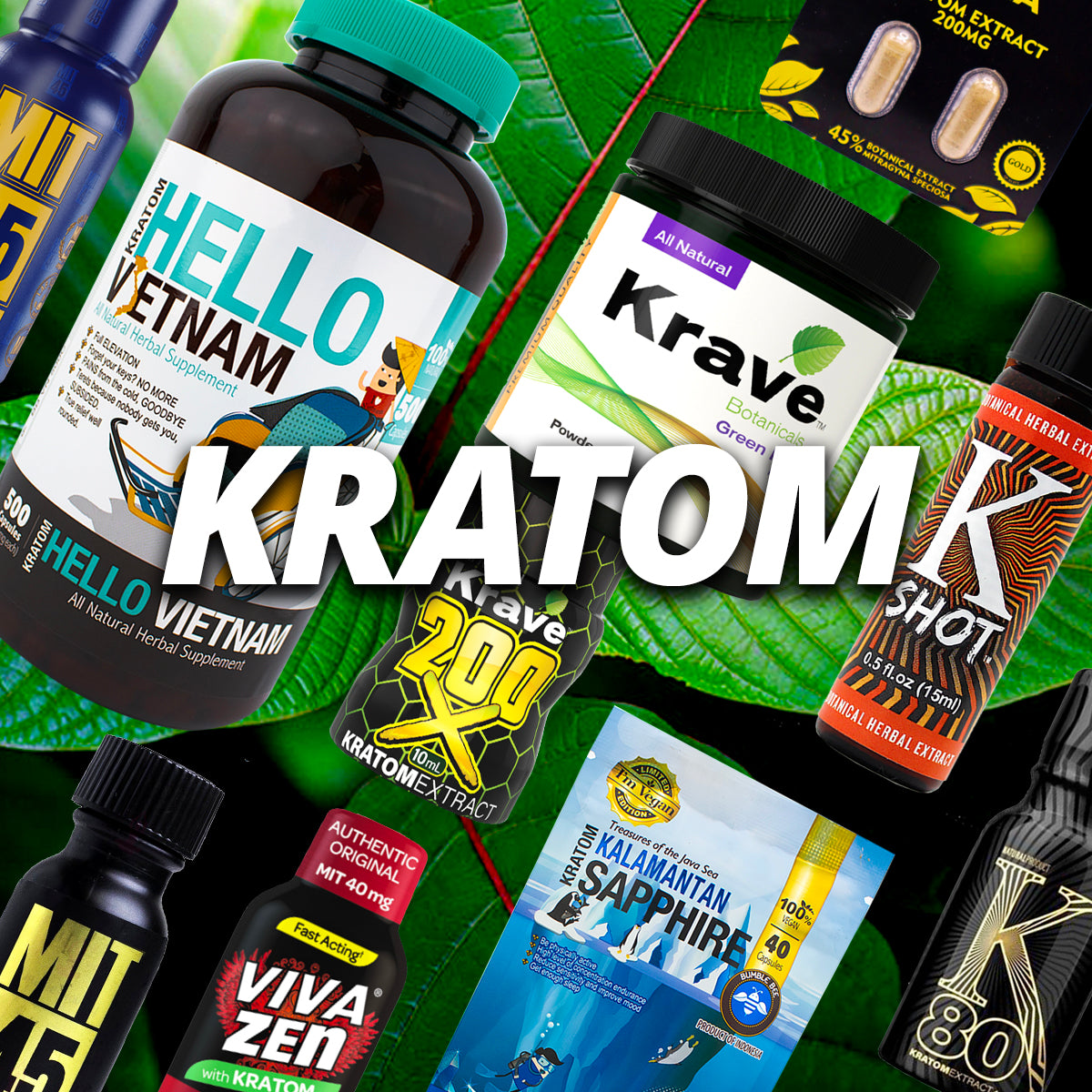 Pure Leaf kratom capsules