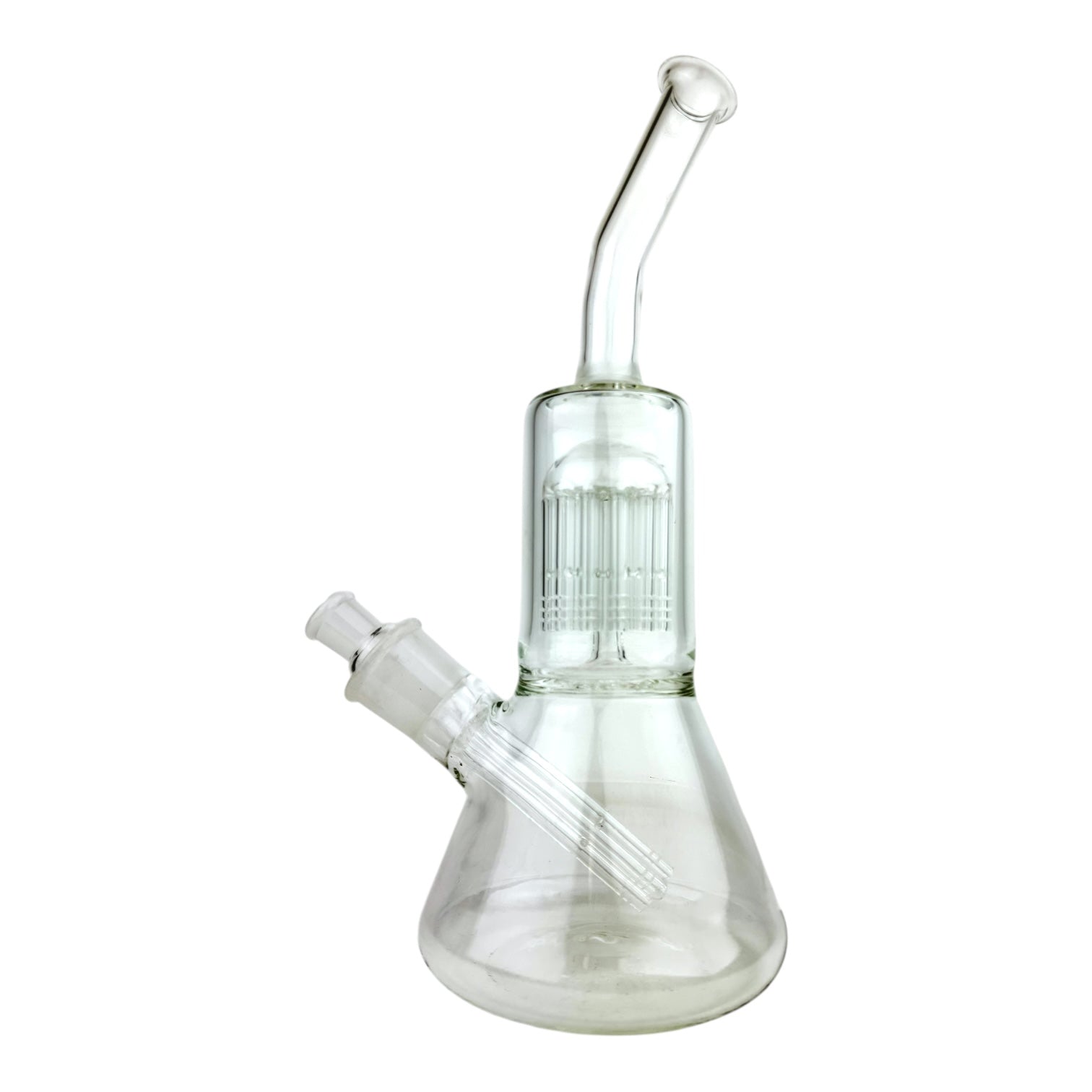 16" Beaker Bent Neck Tree Perc Glass Water Pipe