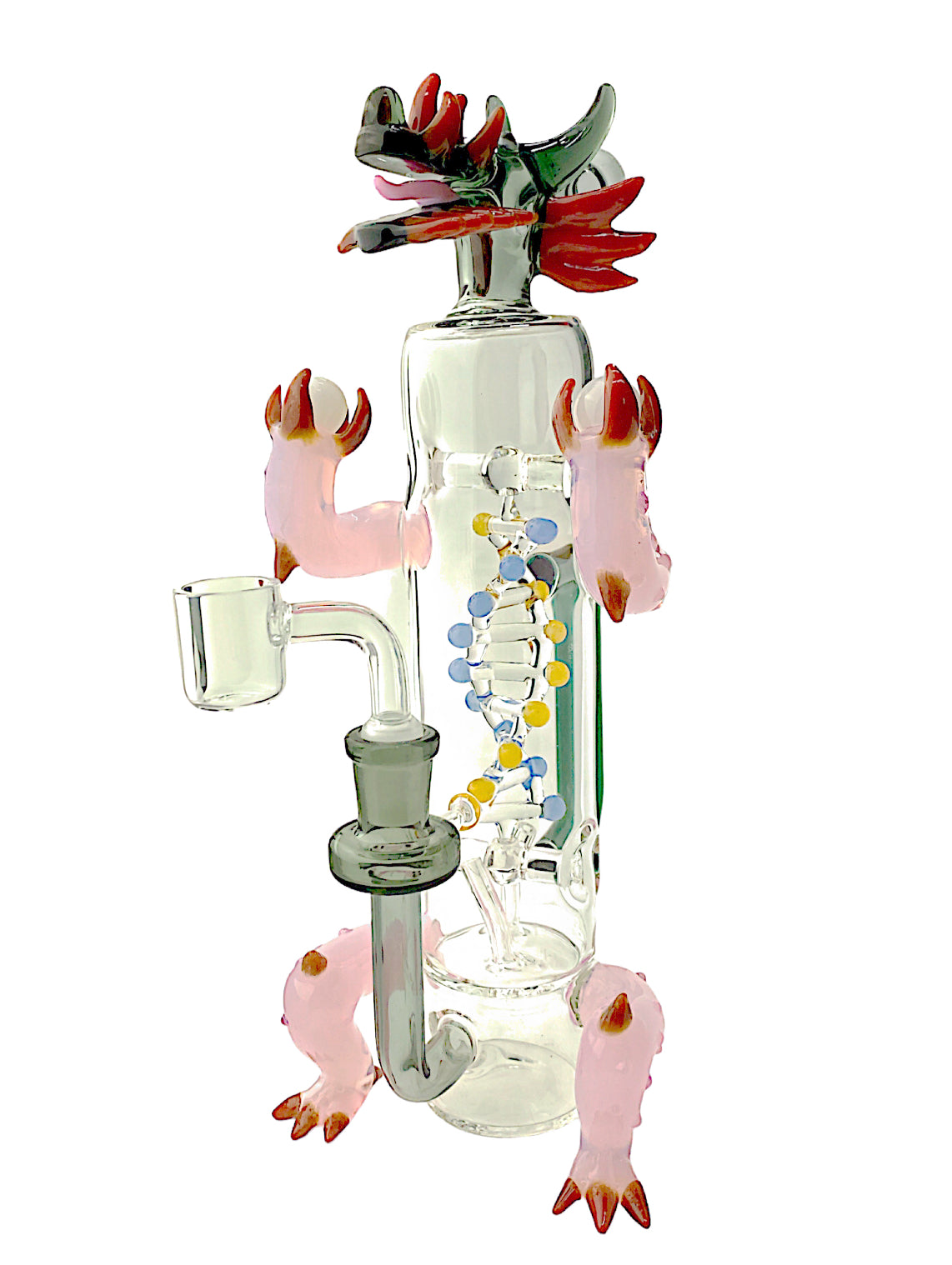 11" Dragon DNA Helix Glass Water Pipe