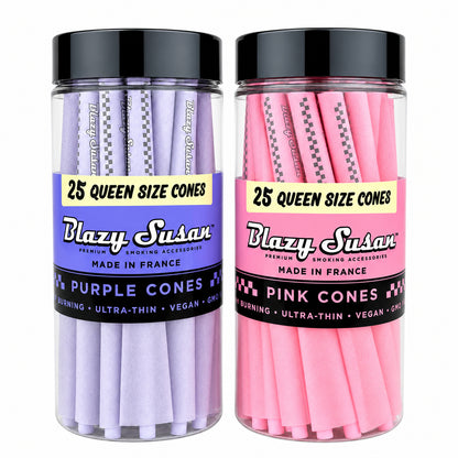 Blazy Susan Queen Size Cones 25ct Jar | 36Jars / Case
