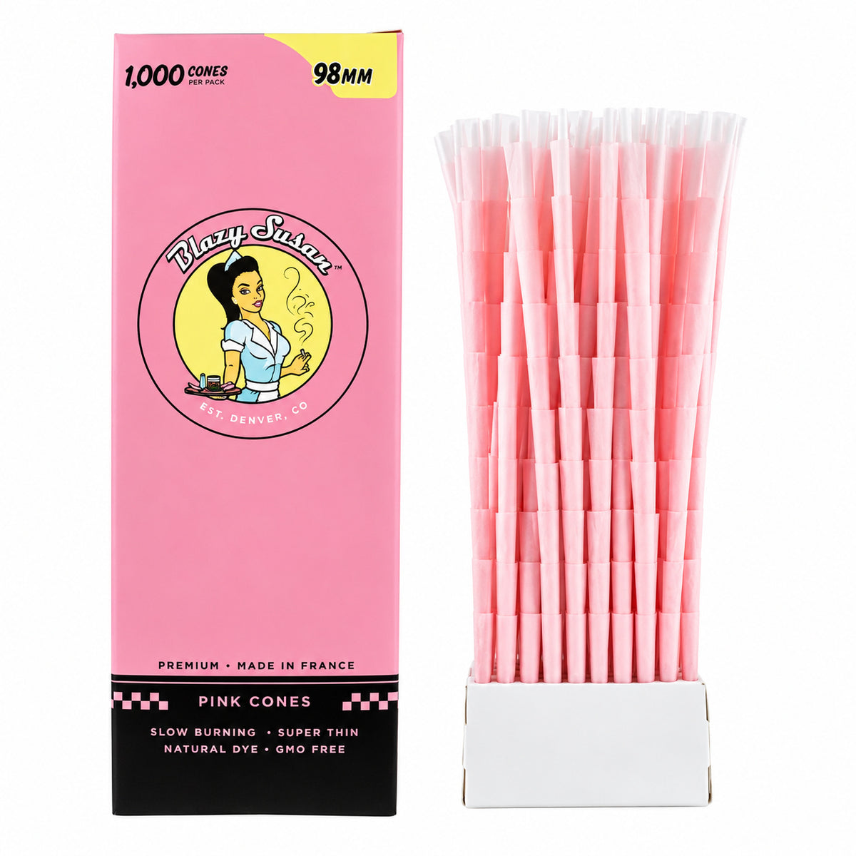 Blazy Susan 98mm Special Size Cones - 1000ct.