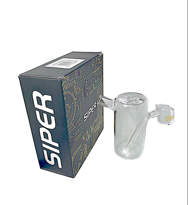 3" Siper Mini Clear Glass Water Pipe.