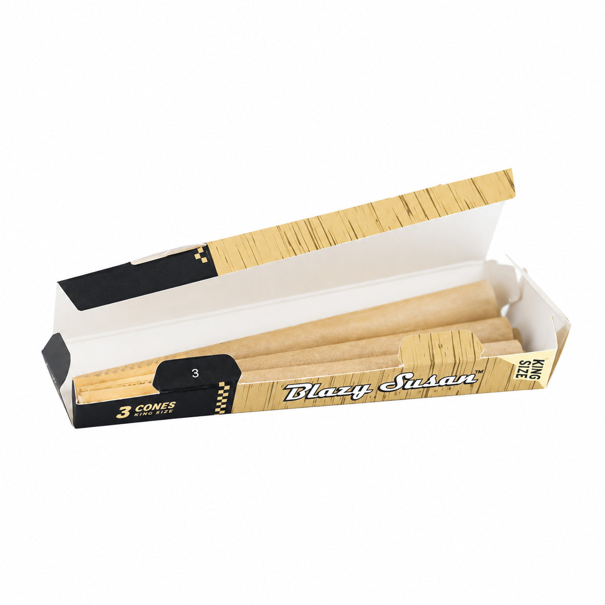 Blazy Susan - Premium Pre Rolled Cones King Size | 21 Pack of 3 Cones(63 Cones)