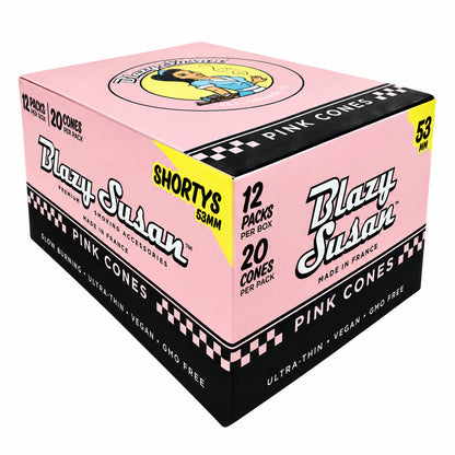 Blazy Susan Shorty 53MM Pre Rolled Cones (12 Pack x 20 Per Pack)