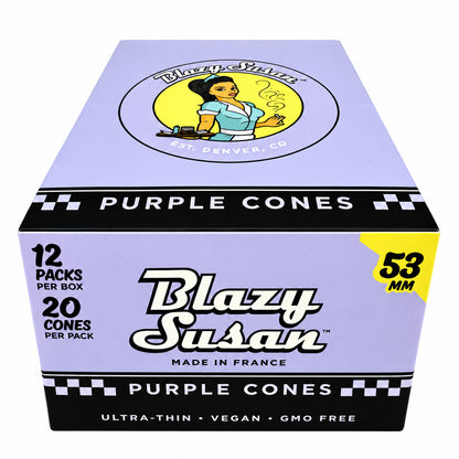 Blazy Susan Shorty 53MM Pre Rolled Cones (12 Pack x 20 Per Pack)
