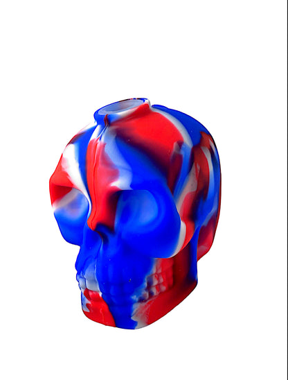 4" Skull Silicone Water Pipe with Box
