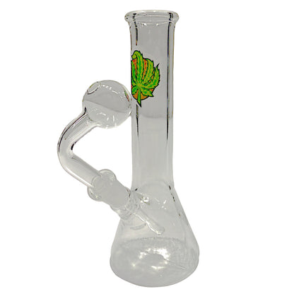 G/G 10mm Beaker Shape OB Water Pipe -Assorted Stickers