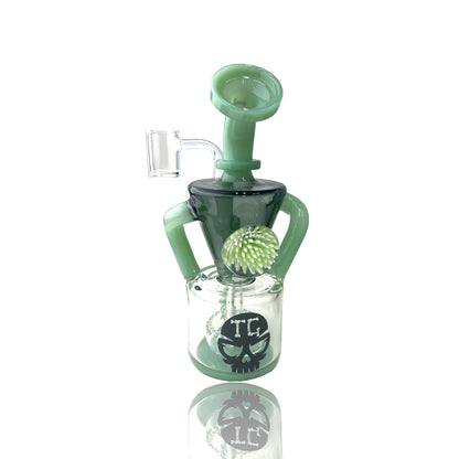 TX25 – 7.5" Toxic Cone Flower Pendant Recycler