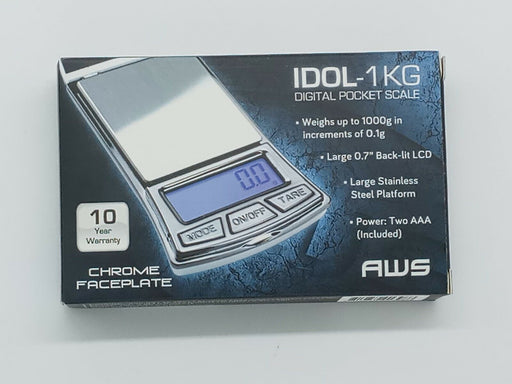 American Weigh Scales CD Series Compact Stainless Steel Digital Pocket  Weight Scale 1000g X 0.1G - Great For Jewely