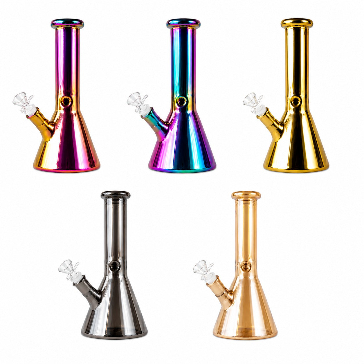 10" G/G Fumed Beaker Water Pipe