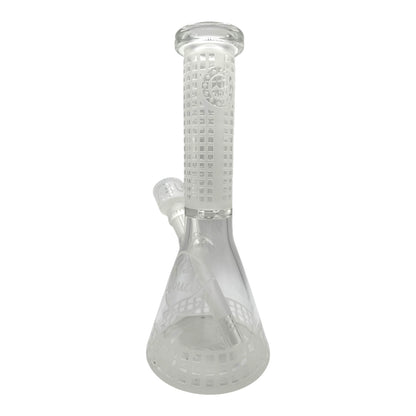 10" Cali Cloud Frosted Glass Beaker Water Pipe "WP-358"
