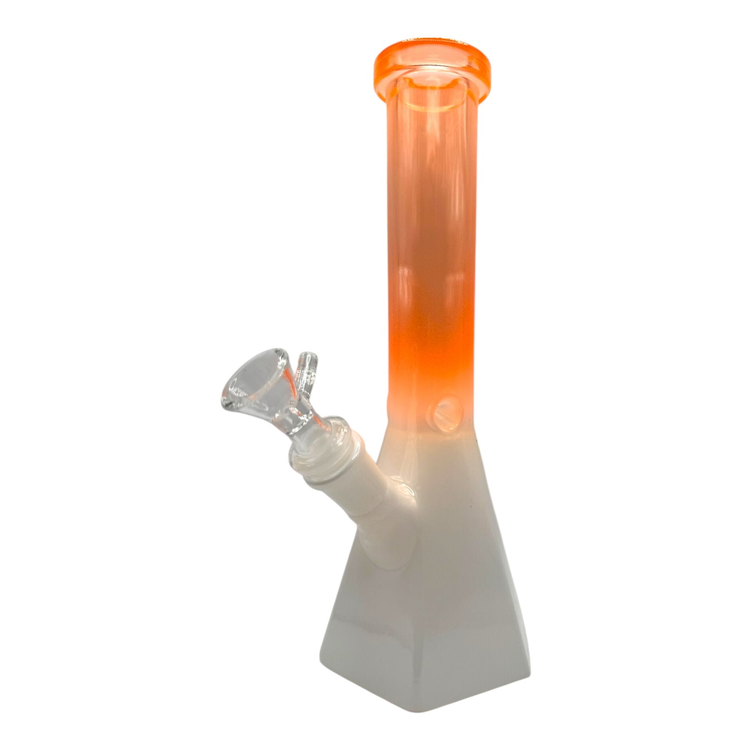 10" Gem Color Blend Glass Beaker Water Pipe"DA-143BO"