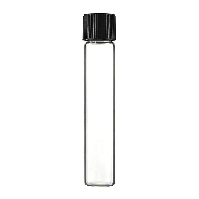 115x22 CR Glass Tube With Black Cap