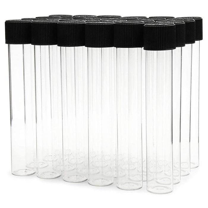 115x22 Glass Tube With Black Cap