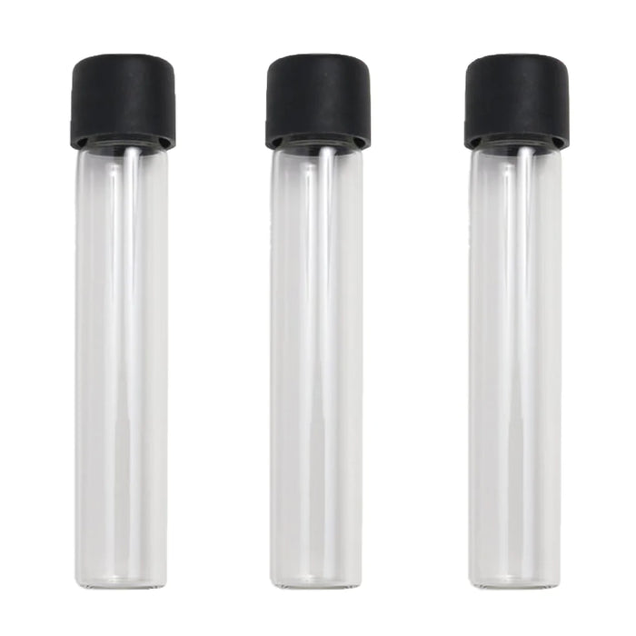 120x22 Glass Tube With CR Black Cap