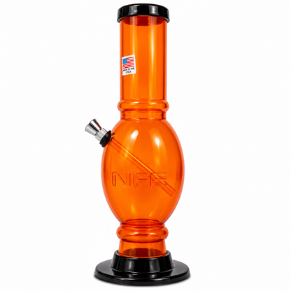 12" Acrylic Water Pipe (2" x 12" Size) - Assorted Colors