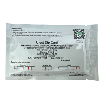 12 Panel Multi Drug Test Kit U-test