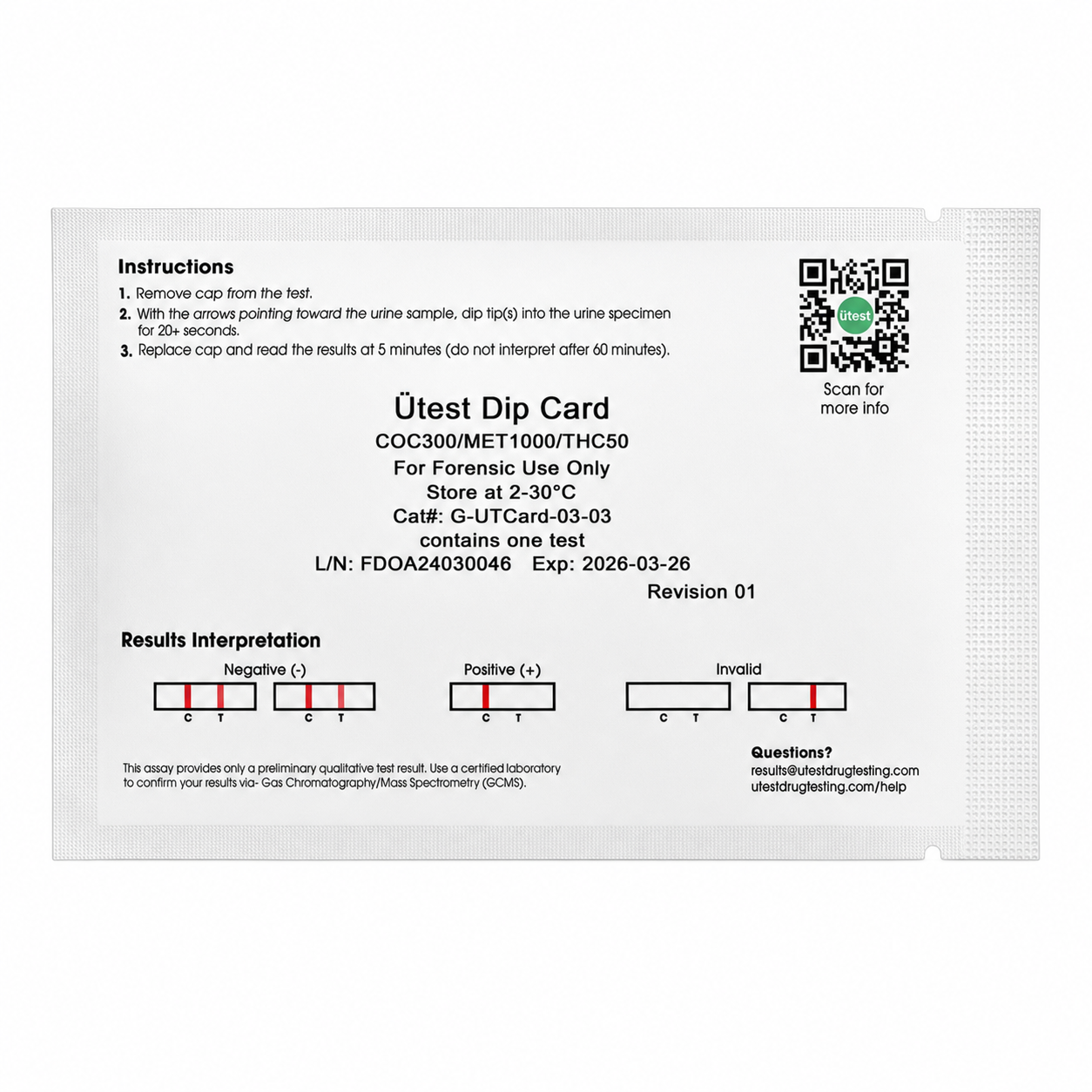 12 Panel Multi Drug Test Kit U-test
