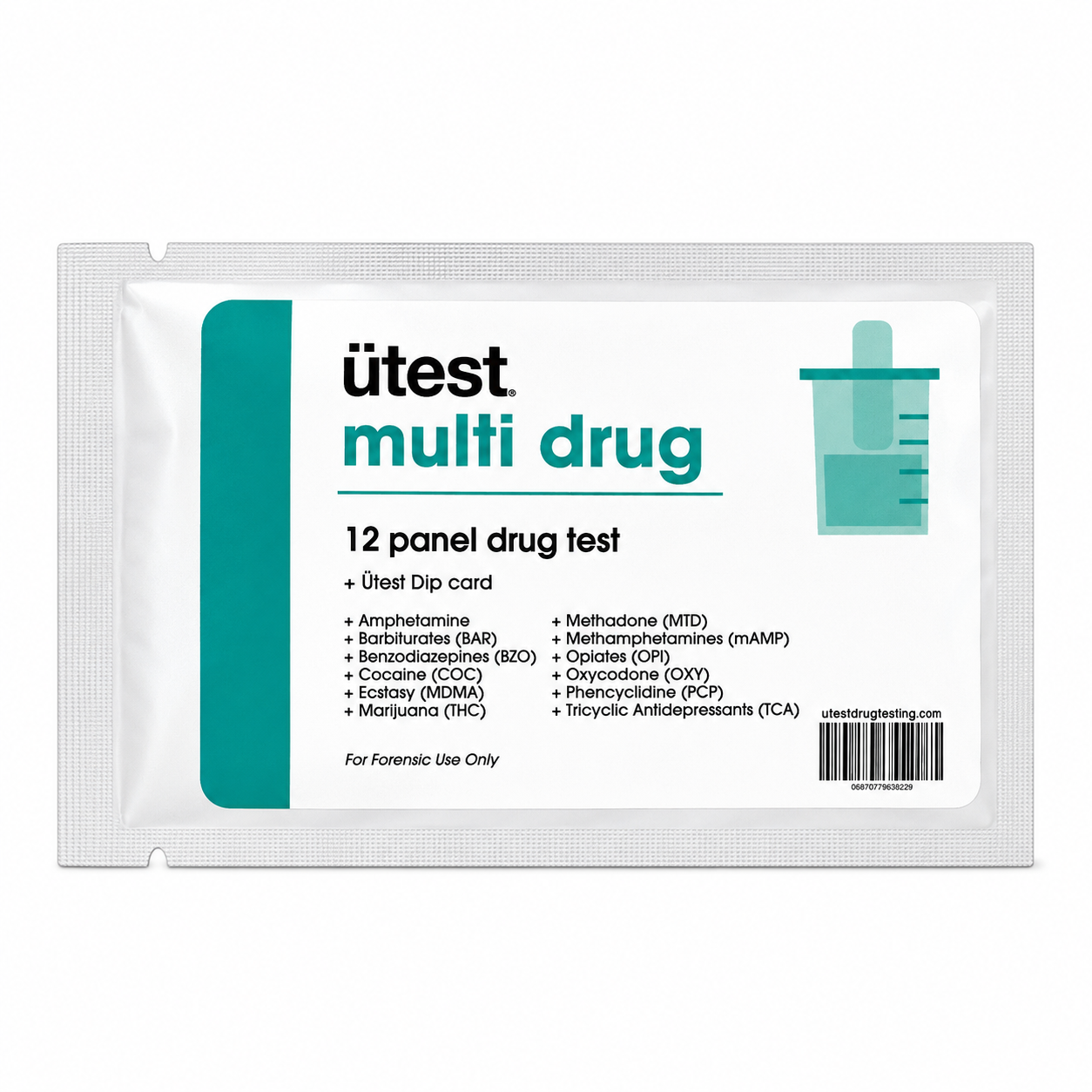 12 Panel Multi Drug Test Kit U-test