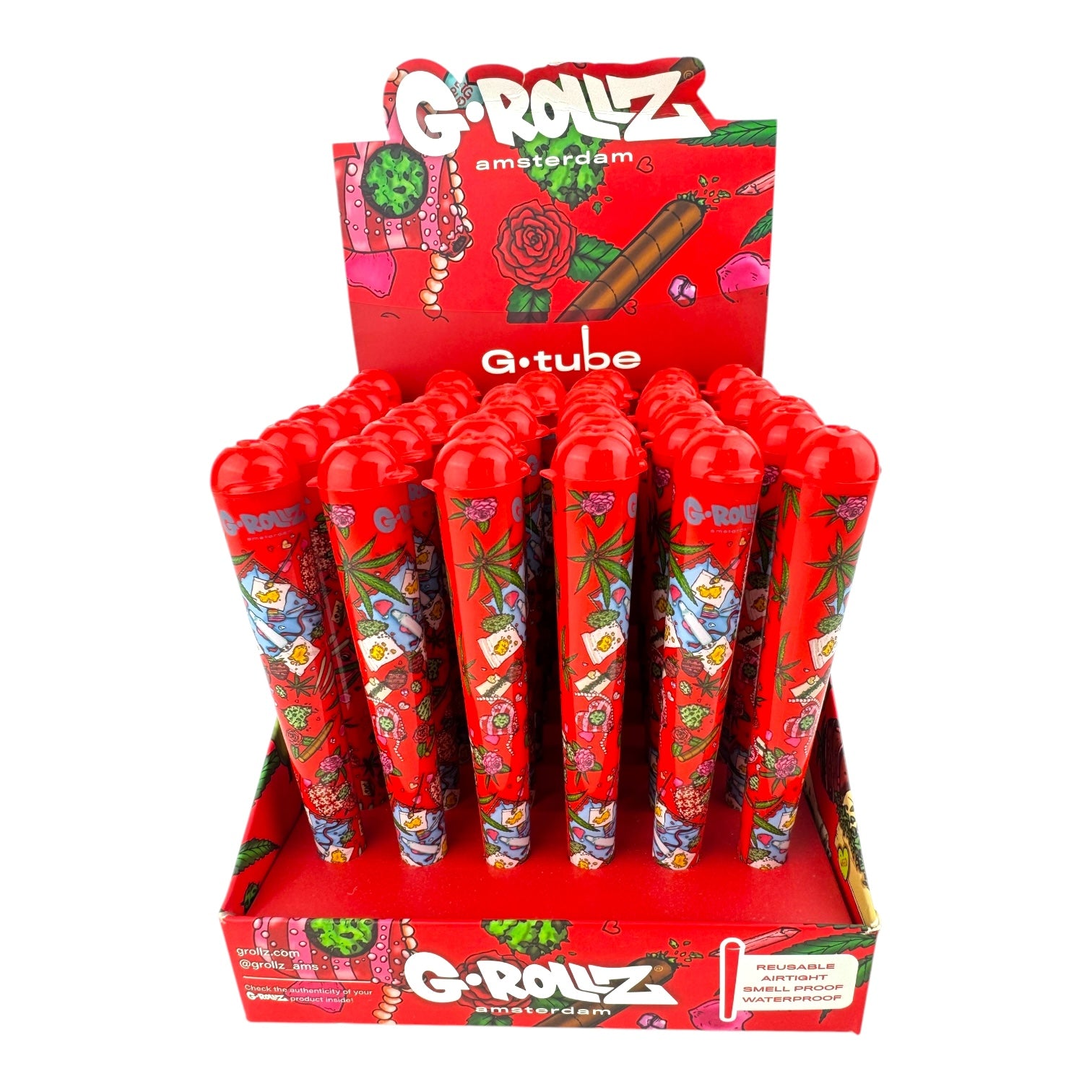 G-Rollz G-Tubes Plastic Cone Holders (36ct Display)
