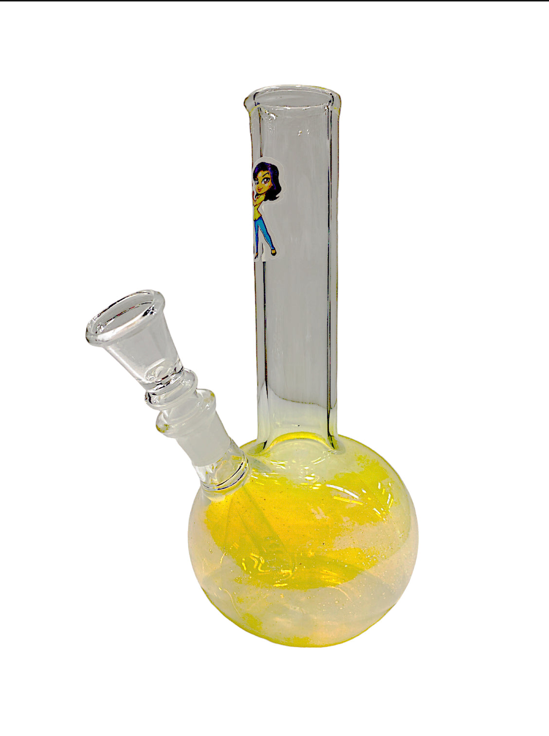 8" G/G Base  Water Pipe - Assorted Stickers