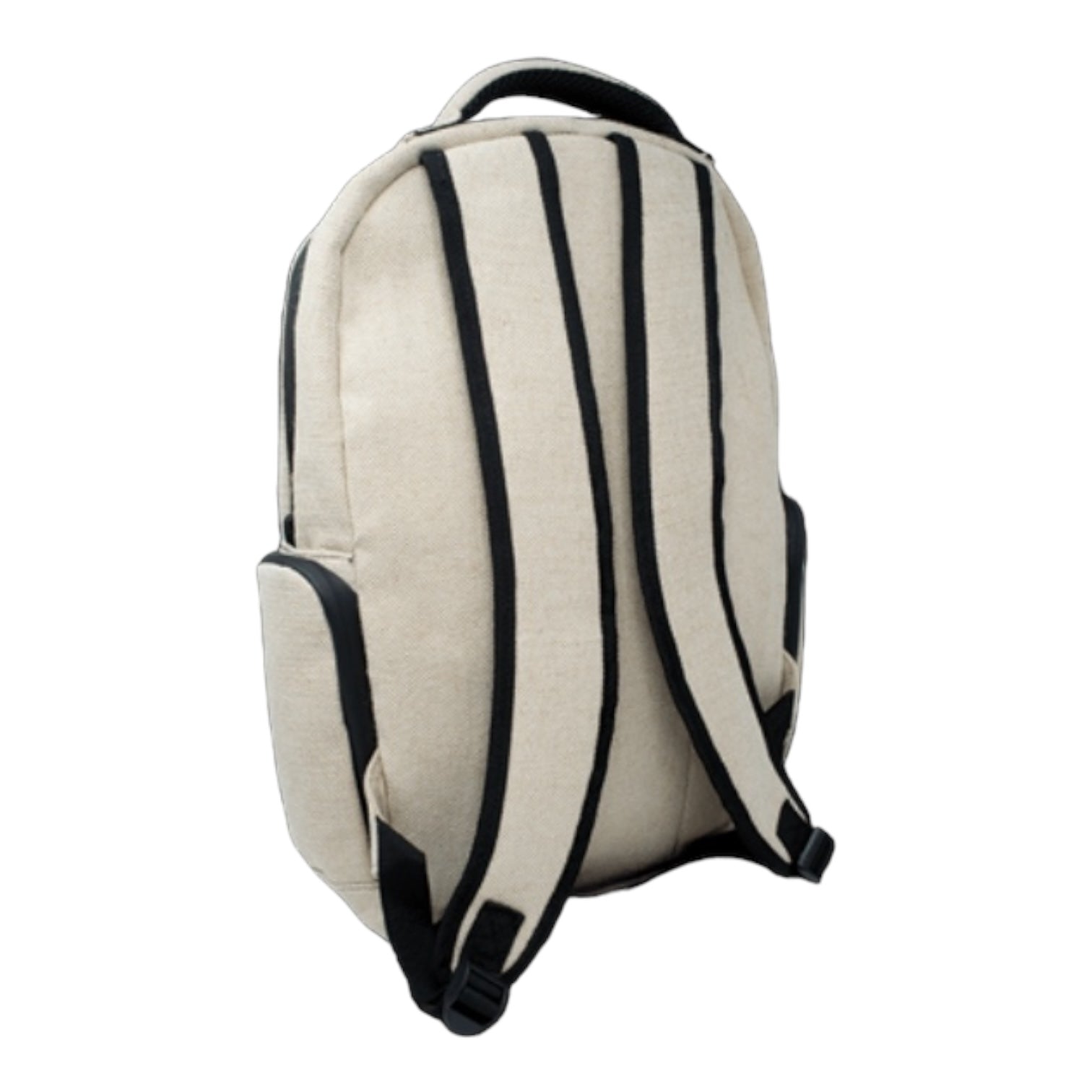 Raw Burlap Backpack