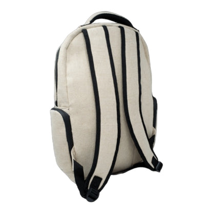 Raw Burlap Backpack