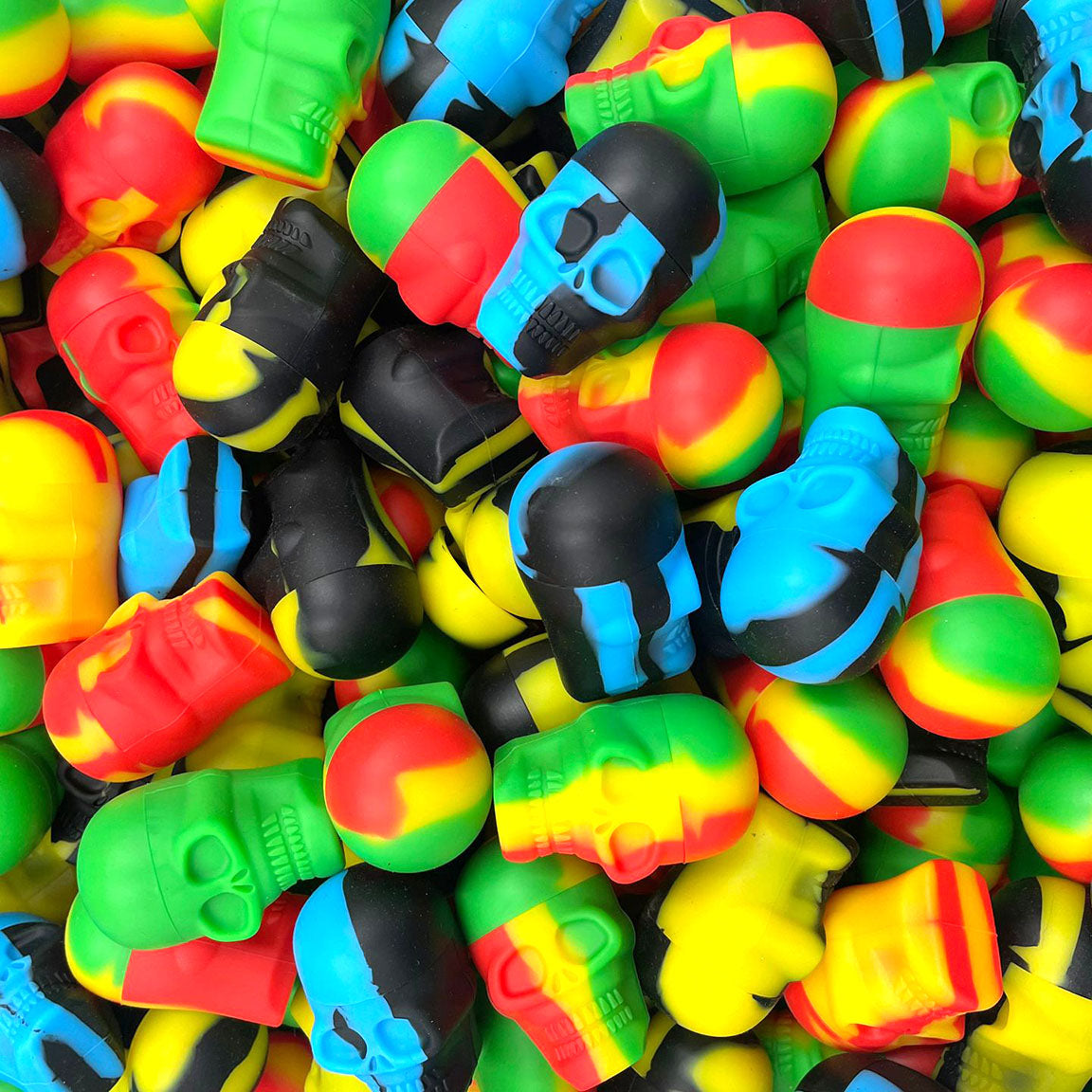 15ml Skull Silicone Jar