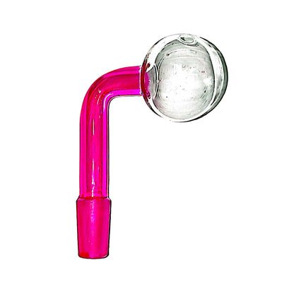 Solid Color Stem Clear Bowl 14MM GG Attachment Oil Burner (Pack Of 25)