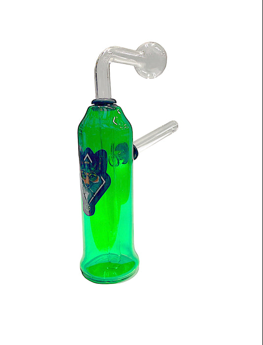 Colored Glass Bell Shape Large 44X4 OB Water Pipe - Assorted Stickers