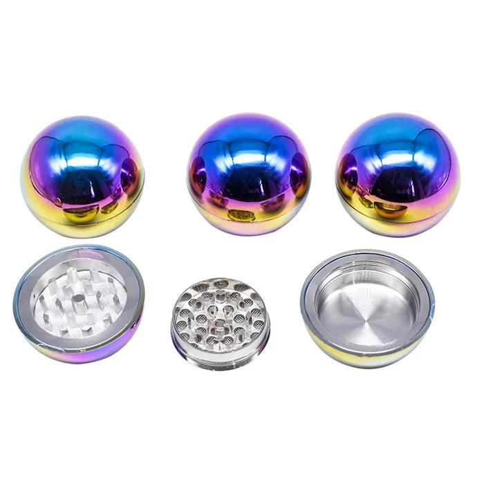 50mm Ball Rainbow Anodized Metal Grinder