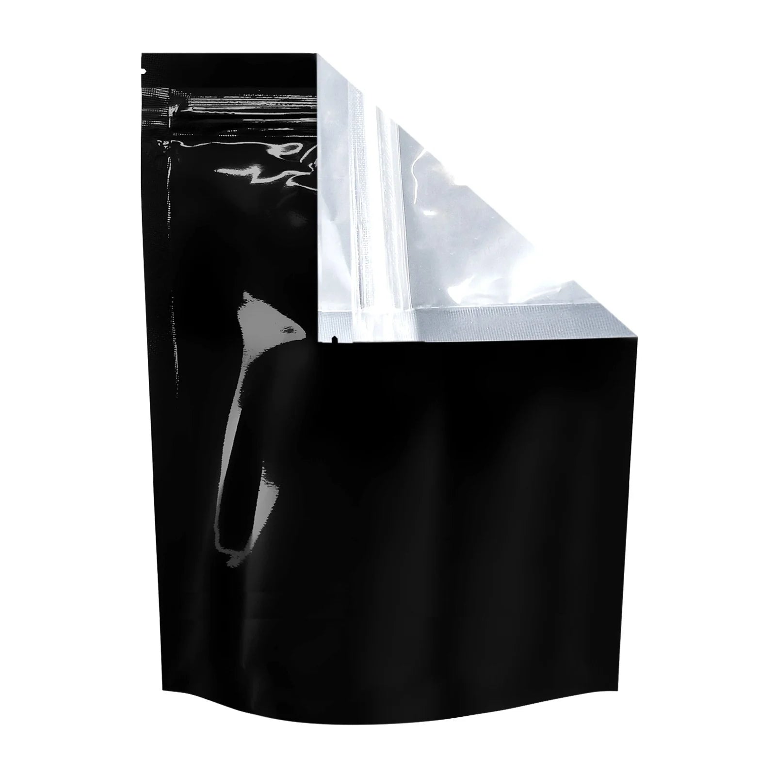 1 Lb Mylar Plastic Bags Black/Clear