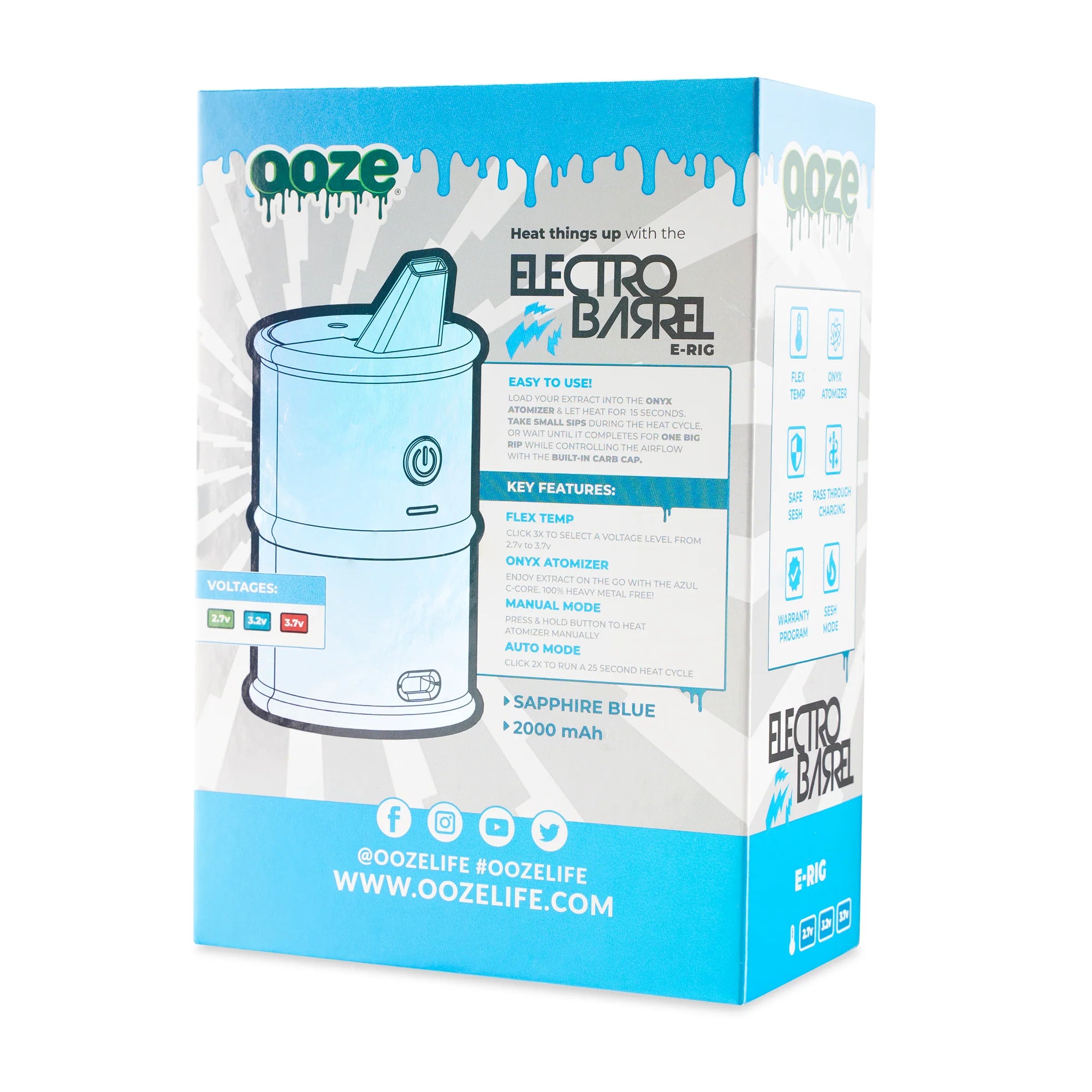 2000mAh dab rig battery