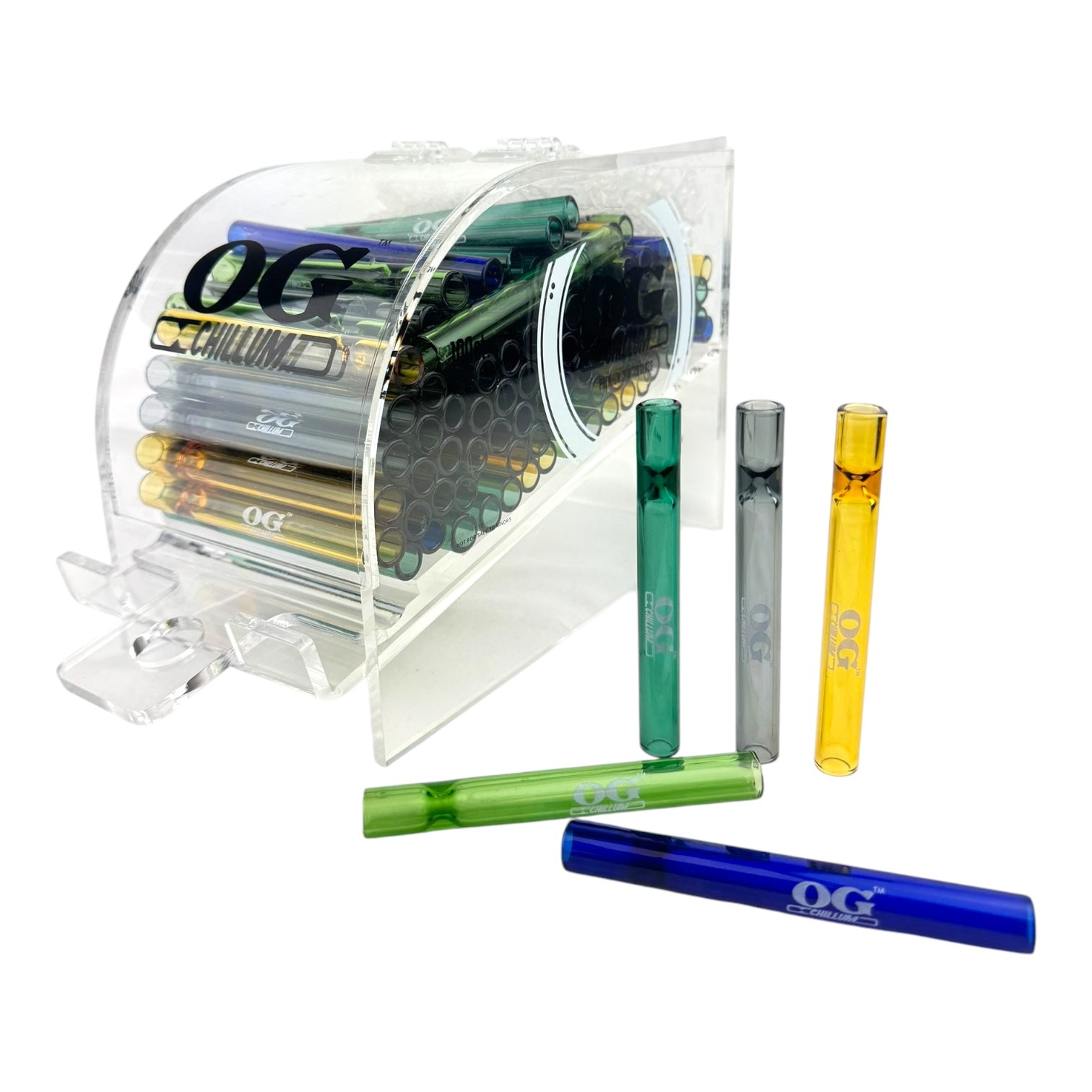 OG Glass Chillum Display - Mix Colors