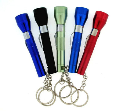 3" Flashlight Metal Hand Pipe