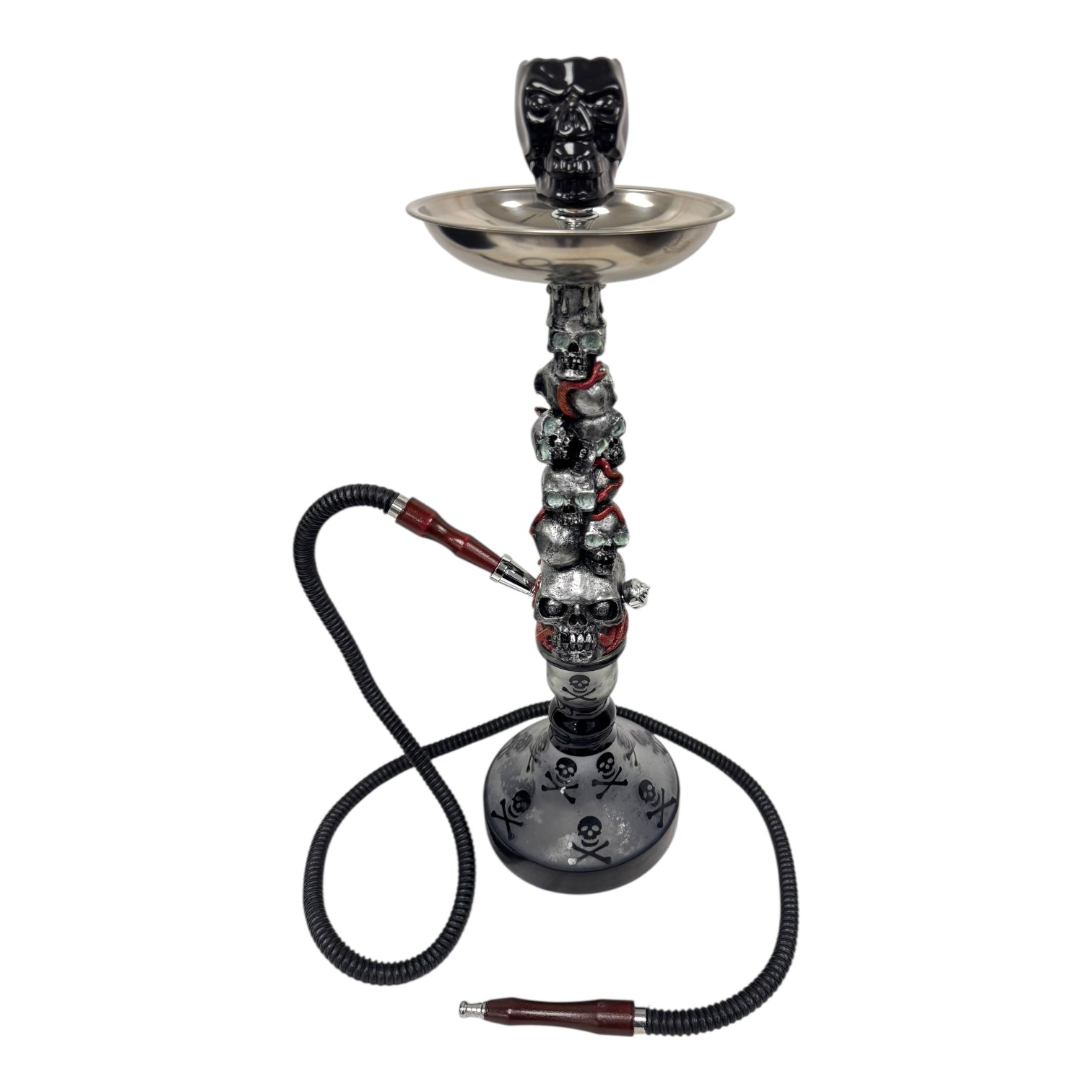 24" Skull Hookah With Case By Inhale