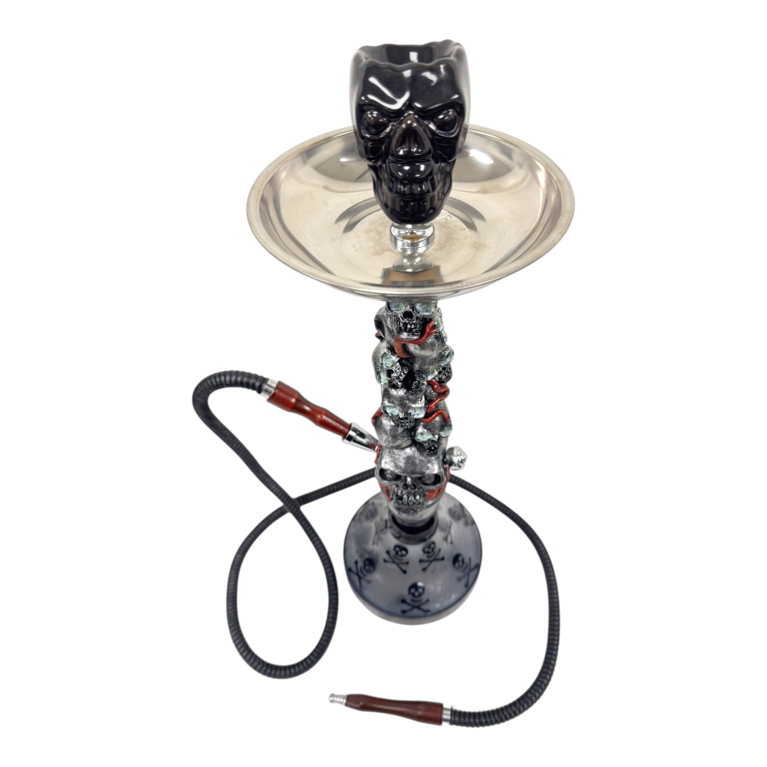 24" Skull Hookah With Case By Inhale