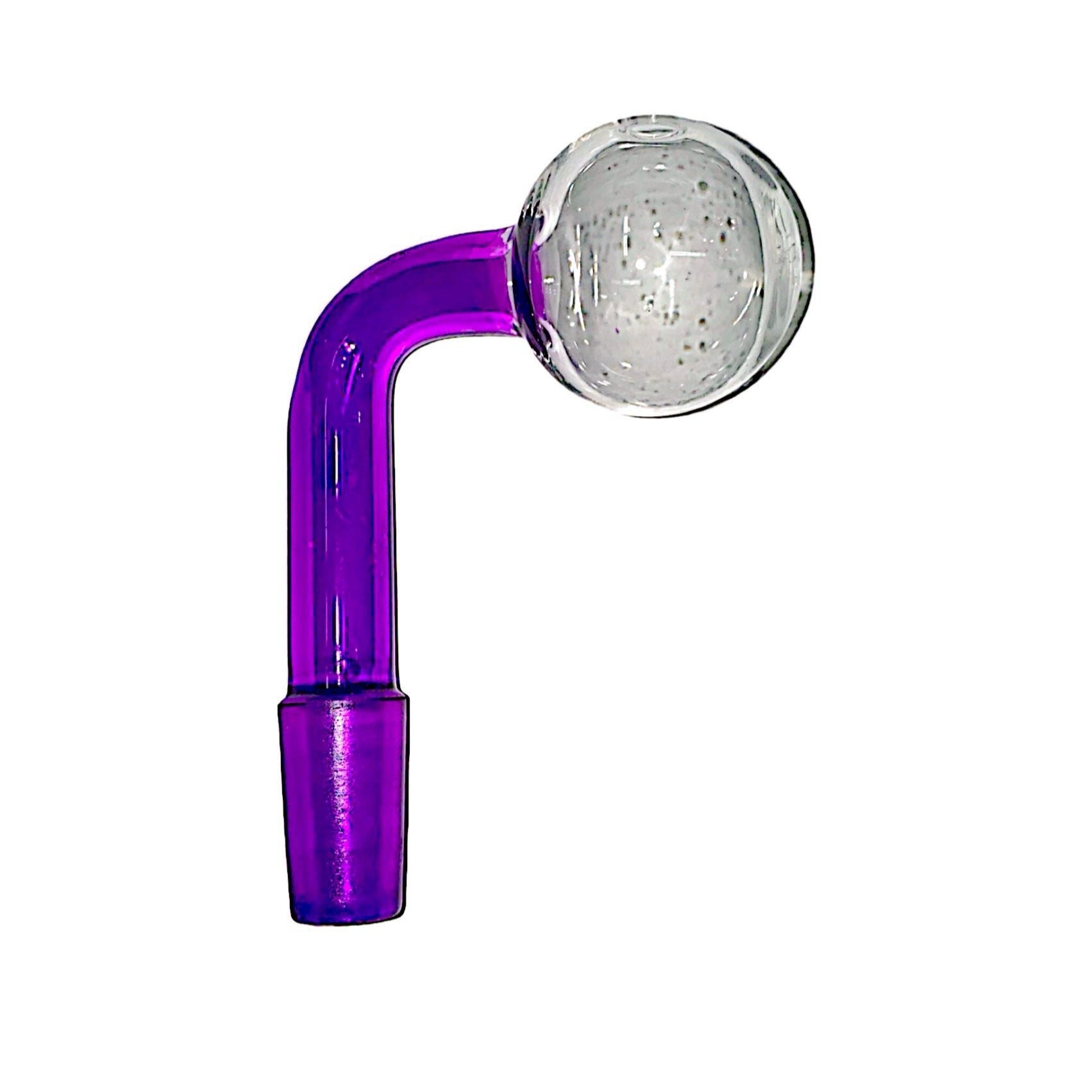 Solid Color Stem Clear Bowl 14MM GG Attachment Oil Burner (Pack Of 25)