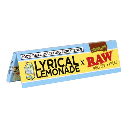RAW X Lyrical Lemonade King Size Wide Rolling Papers 32 leaves / Pack 50Packs/Display|24D/C