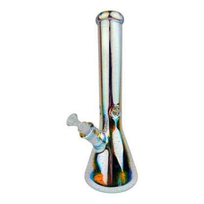 14" LED Light up Chrome Glass Water Pipe