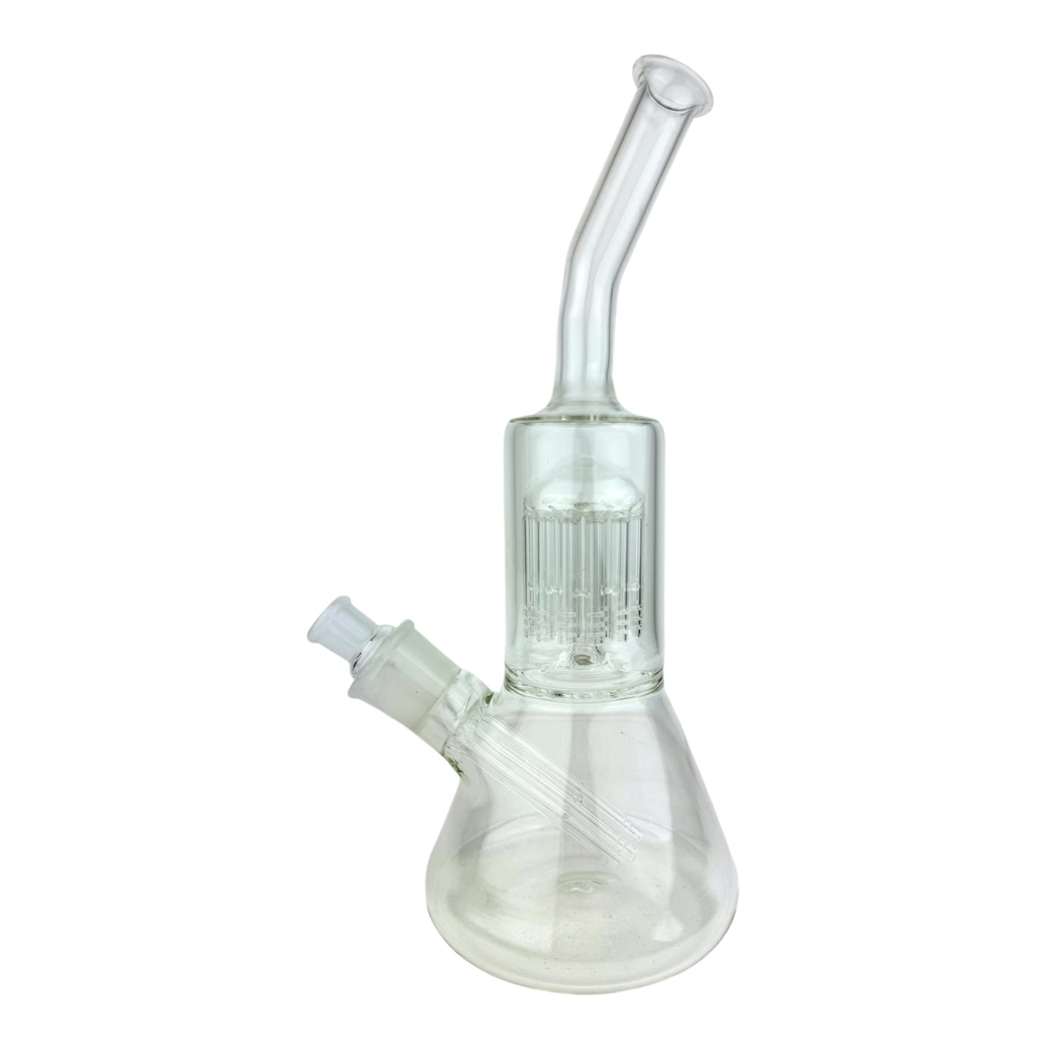 16" Beaker Bent Neck Tree Perc Glass Water Pipe