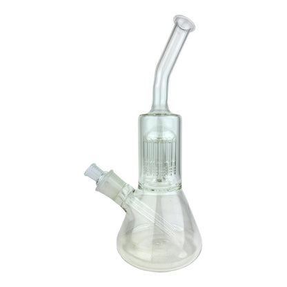 16" Beaker Bent Neck Tree Perc Glass Water Pipe