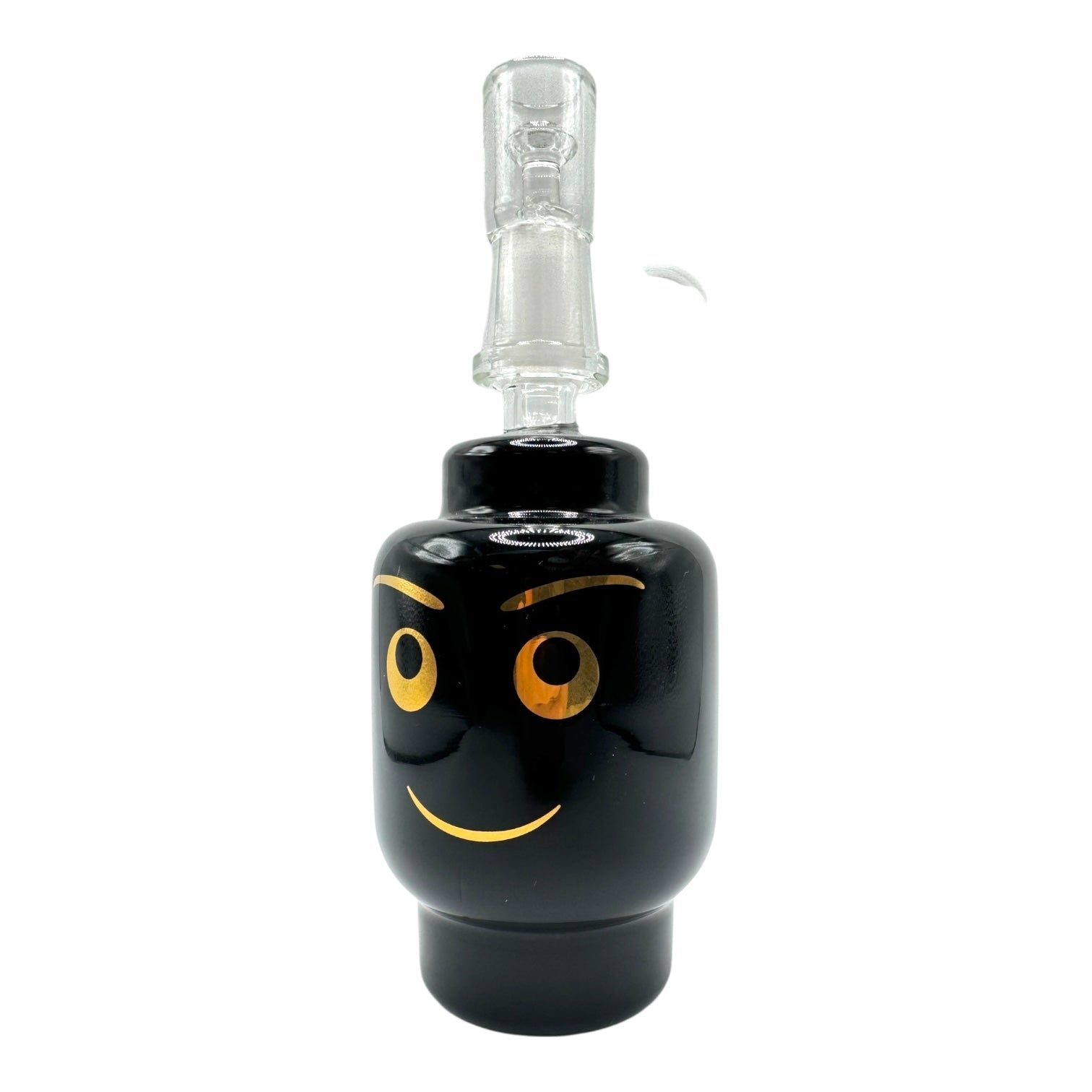 6" Lego Head Glass Water Pipe