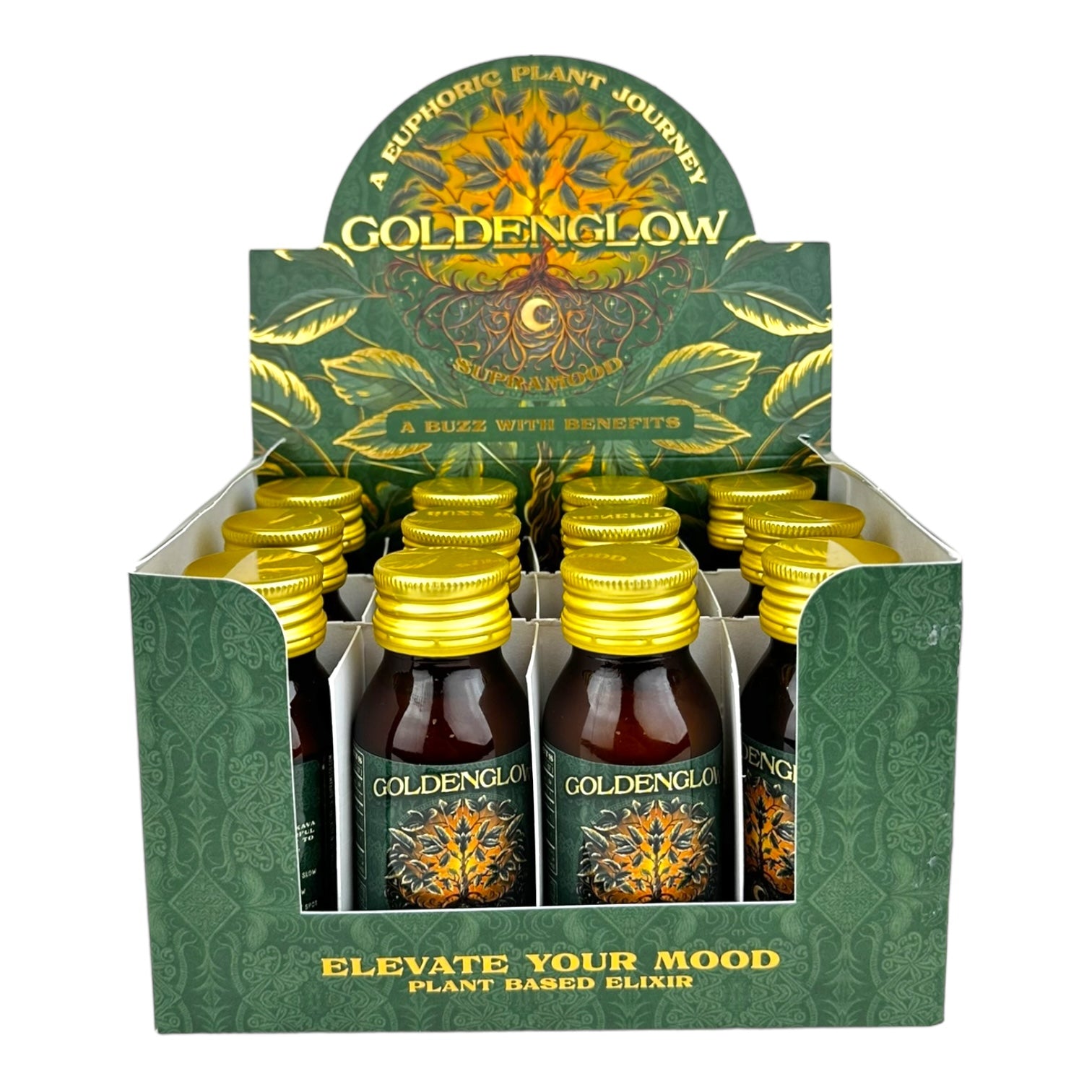 SUPRAMOOD Goldenglow 2 fl oz Shots 12 bottles / Display