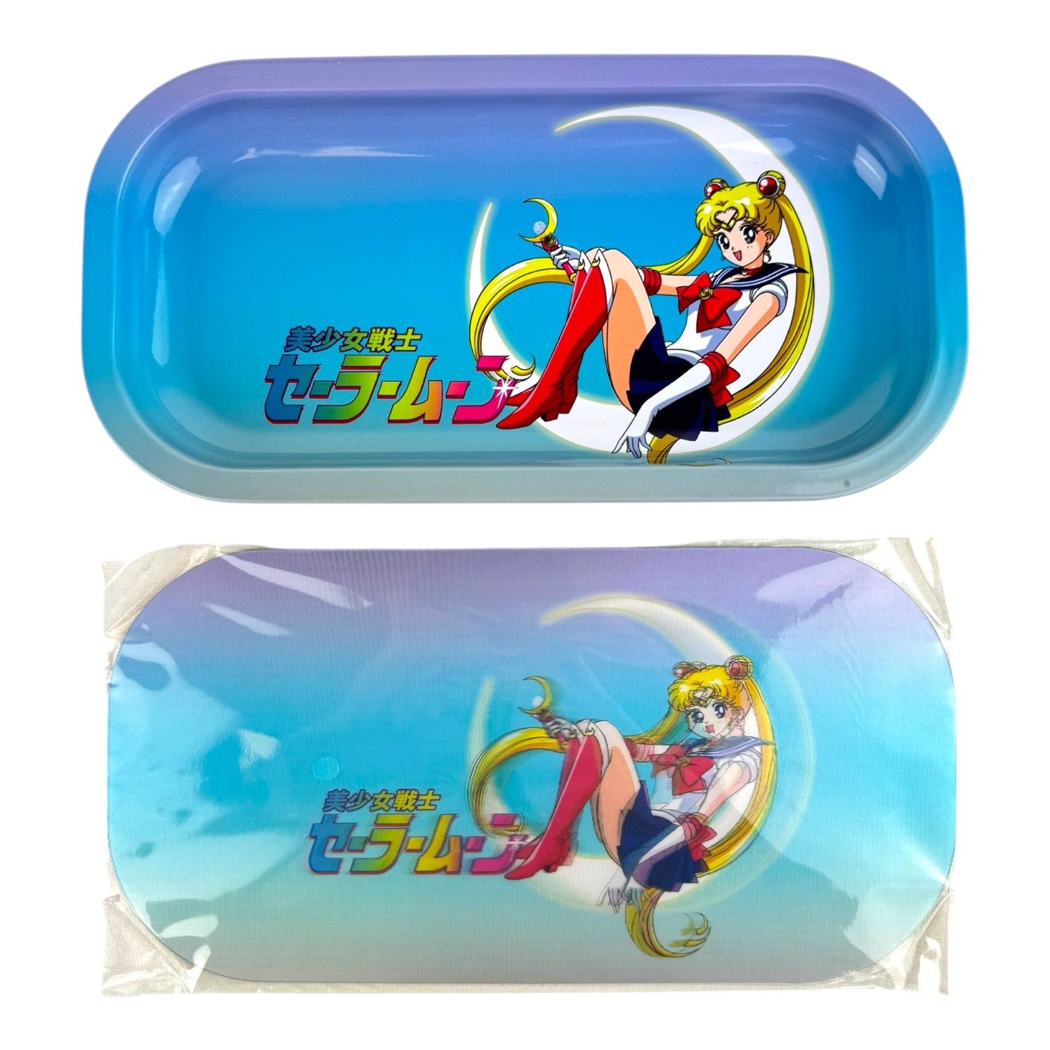 3D Small Metal Rolling Tray With Magnetic Lid 8" X 4"