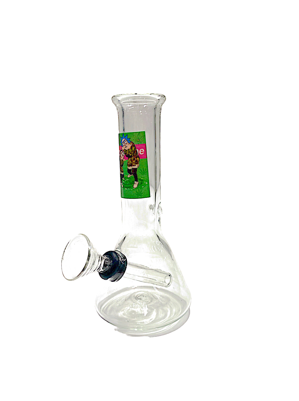 10mm Beaker Shape Water Pipe - (Assorted Stickers)