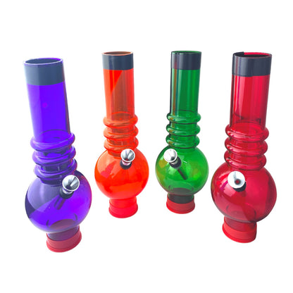 8" Gas Mask Ready Acrylic Water Pipe