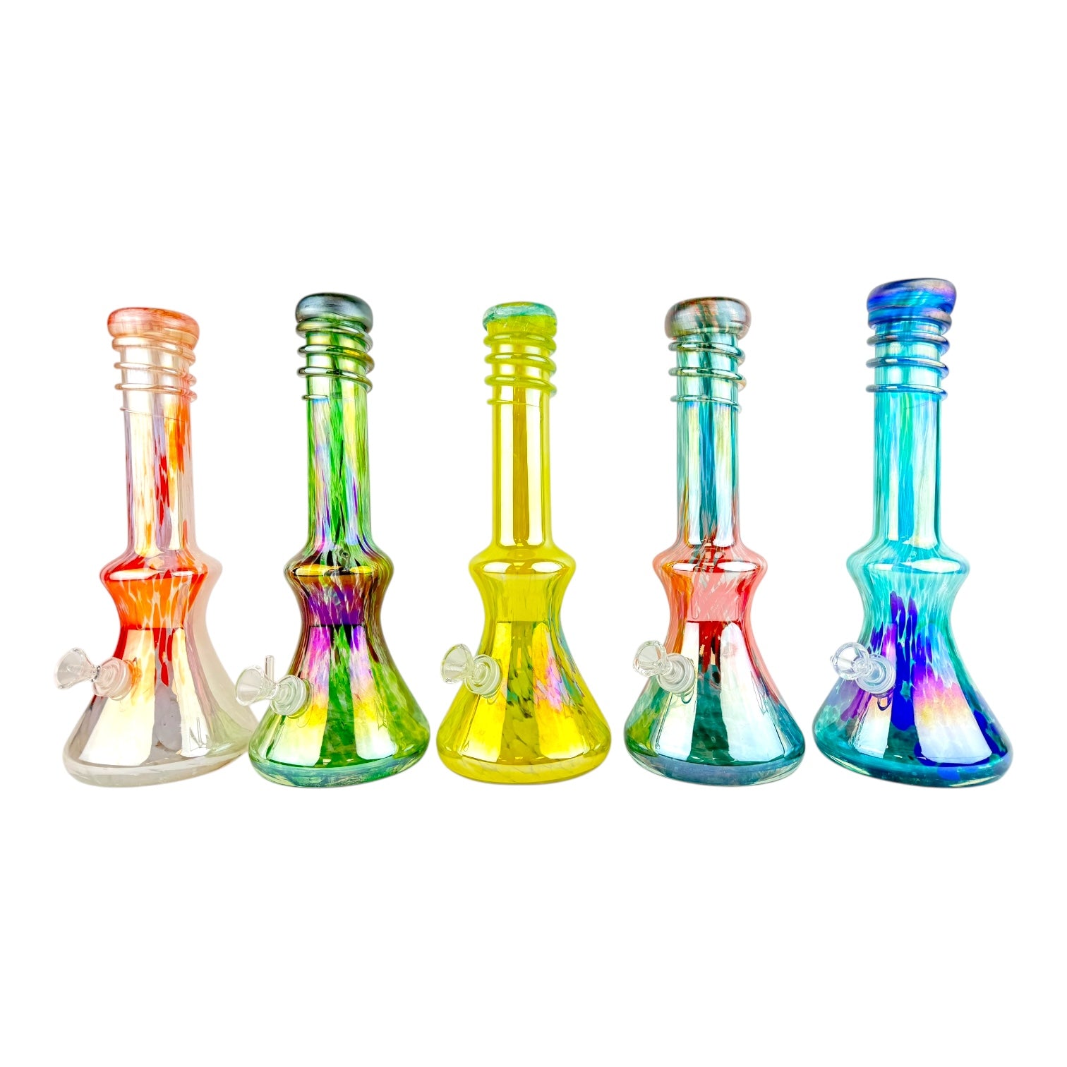 13.5" Hourglass Soft Glass Water Pipe