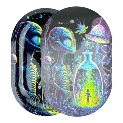 3D Mini Rolling Tray With Magnetic Lid 5.6" x 3.6"