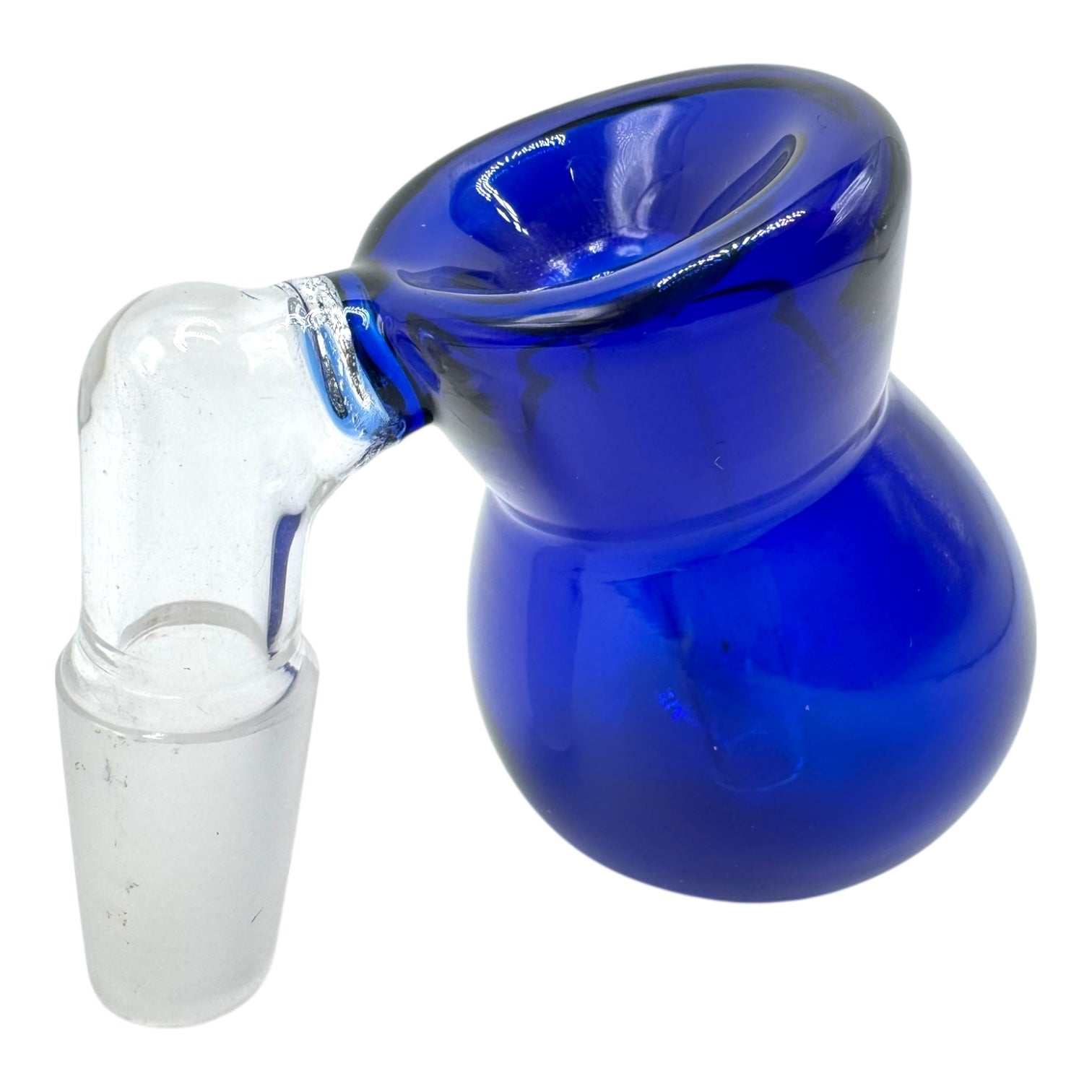 2" Blue Glass Ash Catcher Bowl  14mm Male